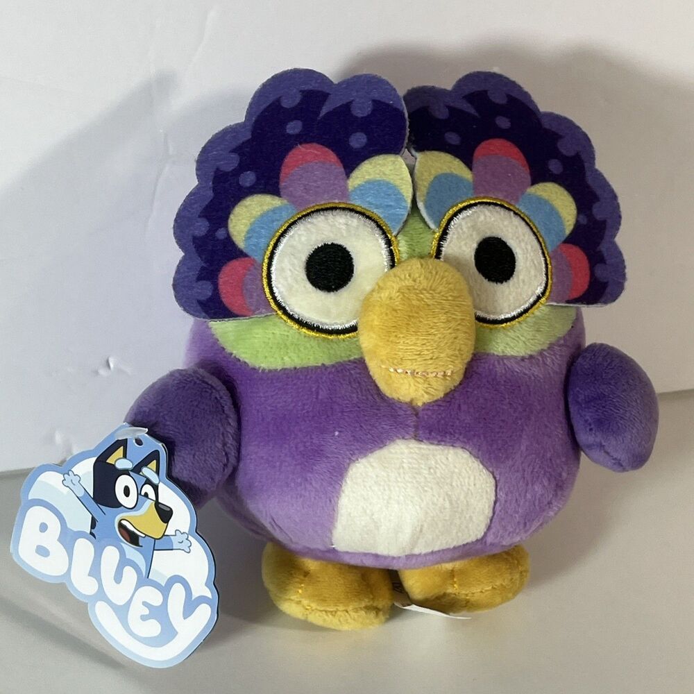 Bluey Friends Chattermax Purple Owl Plush 6" Holiday Stuffed Animal